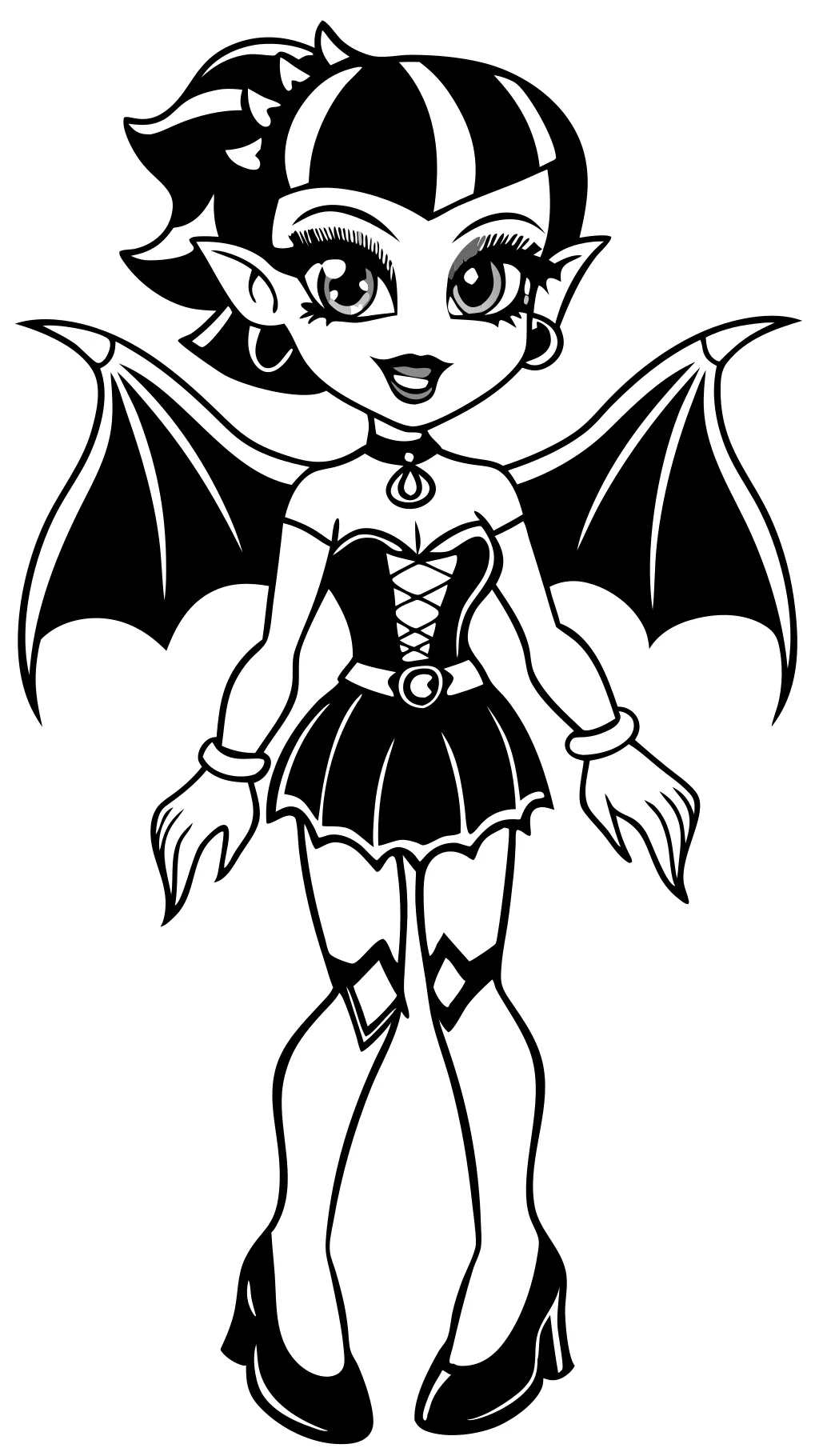 Monster High Draculaura para colorear